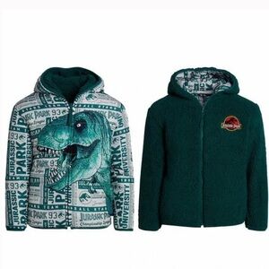 NWT Jurassic Park Reversible Jacket Size 2T